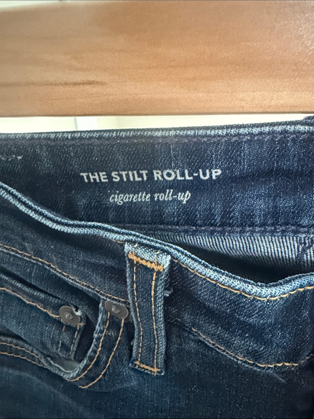 AG-ED Skinny Jeans - Dark Indigo Wash - The stilt Roll-Up - Picture 3 of 8
